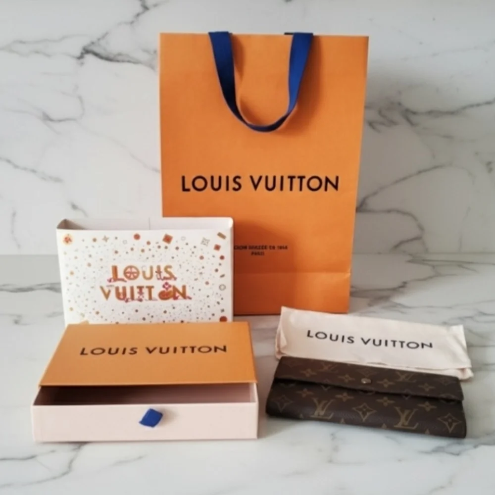 Louis Vuitton Porte Tresor Vintage International Monogram Wallet Bundle